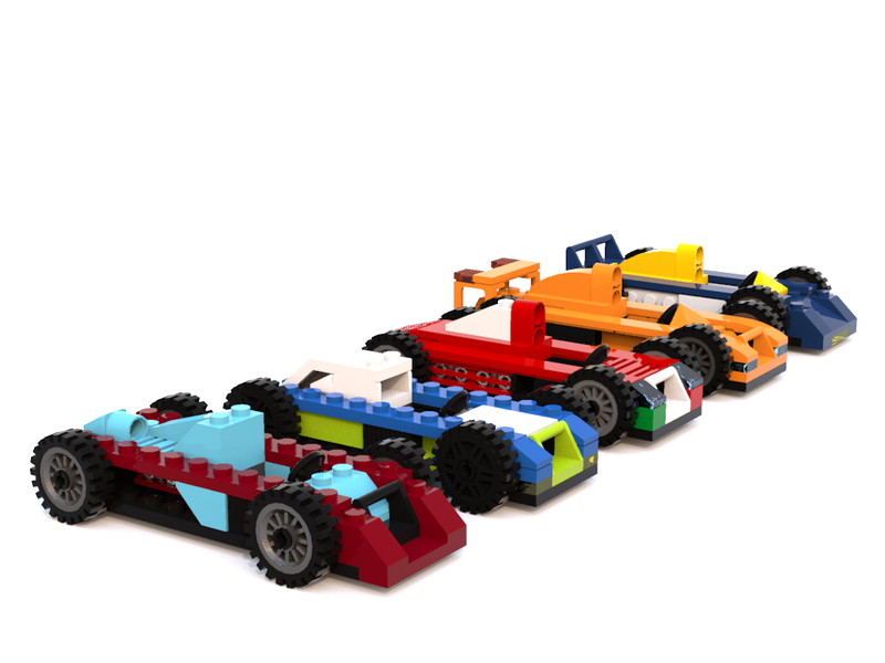 Illustration for article titled When I'm bored, I build racecars out of virtual Lego bricks